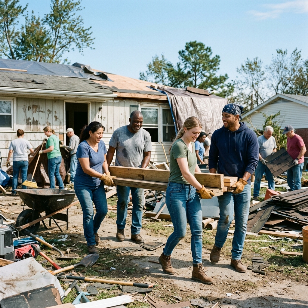 Americans supporting their community 3